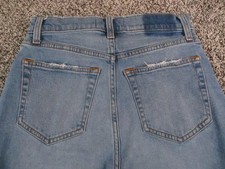 Abercrombie  Fitch Jeans Womens 4 Blue Ankle Straight Ultra High Rise 25x26