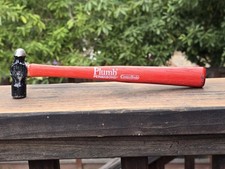 Vintage Small Plumb 6 Oz. Total Ball Peen Hammer Original Red Handle Usa Vintage Small Plumb 6 Oz. Total Ball Peen Hammer Original Red Handle Usa