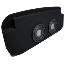 2002-2013 Chevy Avalanche Behind Seat Harmony F104 Dual 10" Sub Box Enclosure