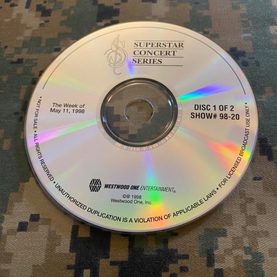 Westwood One Superstar Concert Series feat Yes Live 2-CD Set Dolby + Cue Sheet