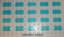 Lego Basic 20 Platten 1x2 transparent hellblau #6225 #3023 NEUWARE