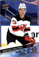 2020-21 Upper Deck #723 Mikhail Maltsev YG RC - HKY