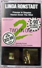 LINDA RONSTADT two albums on one CASSETTE 23-tracks EX cond 1983 HASTEN DOWN