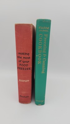 Freezing and Canning Cookbook and Making the Most of your Freezer lot of 2 books