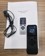 Enregistreur vocal Bluetooth. Avec carte mémoire. Enregistre les appels téléphoniques.