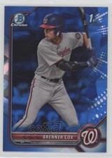 2022 Bowman Chrome Draft Sapphire Edition Brenner Cox #BDC-196 11s9