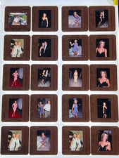 QTY20 1990' S DEBBIE DUNNING TOOL TIME GIRL 35mm Slide Photo transparency#41