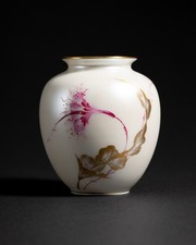 Porcelain Vase Heinrich & Co., Kunstabteilung Chiemsee Germany 10cm Satin Glaze