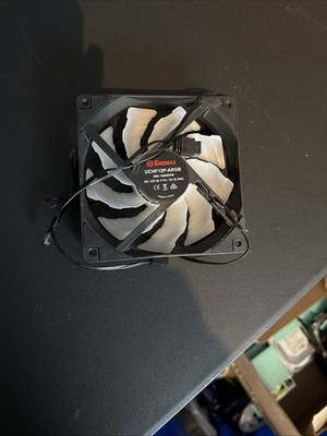 Enermax UCHF12P-ARGB 120mm case fan with white LED blades.