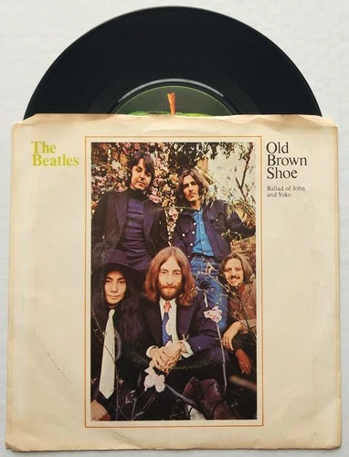 THE BEATLES - THE BALLAD OF JOHN AND YOKO / OLD BROWN SHOE 7" SINGLE 45 RPM 1969