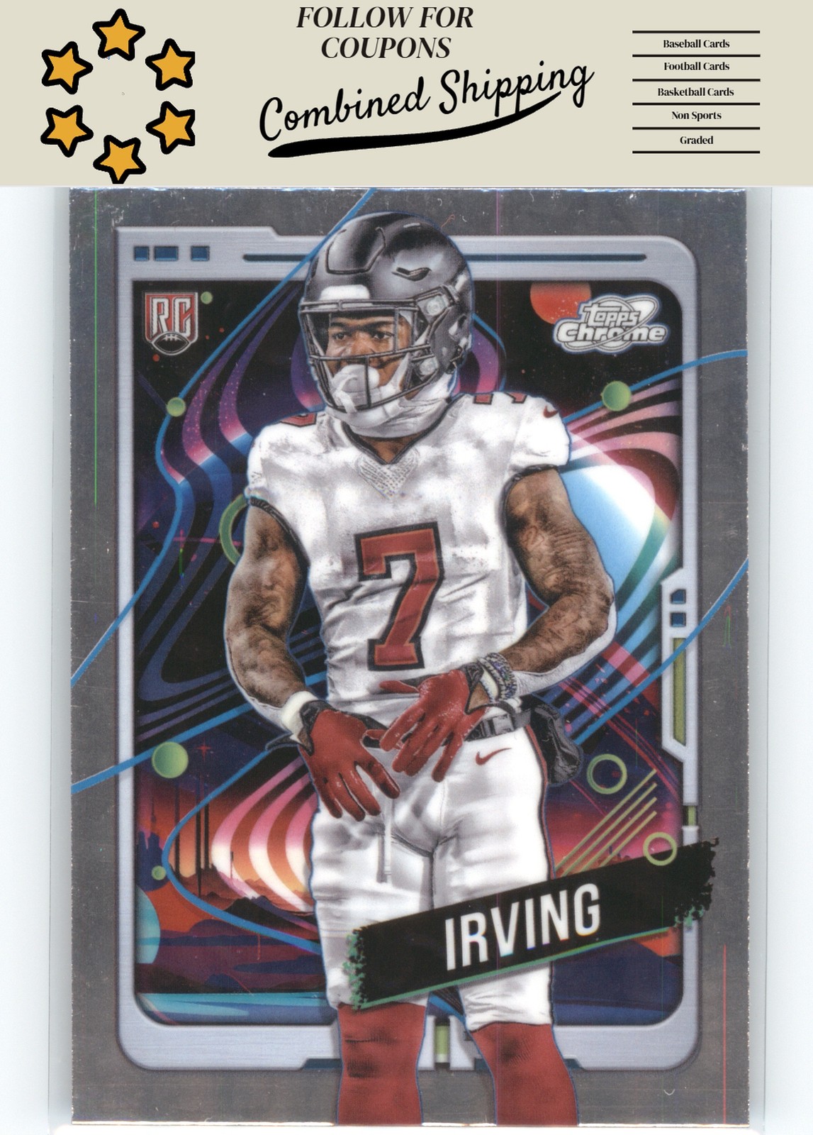 2024 Topps Chrome Cosmic #188 Bucky Irving