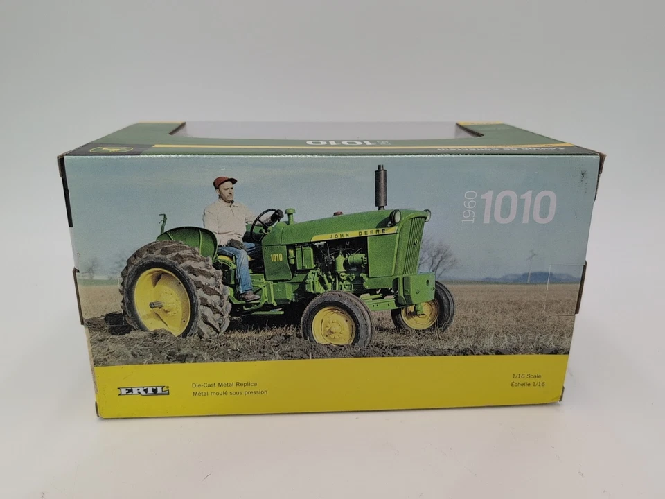 1/16 Ertl Farm Toy John Deere 1960 1010 Tractor Wide Front Tractor  - Image 4 of 4