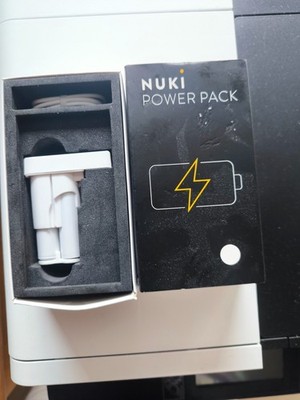 Nuki Power Pack, wiederaufladbarer Akku für Nuki Smart Lock, Zubehör für elektro