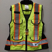 KwikSafety GODMOTHER Type R Class 2 Safety Vest for Women Hi Vis Size Small
