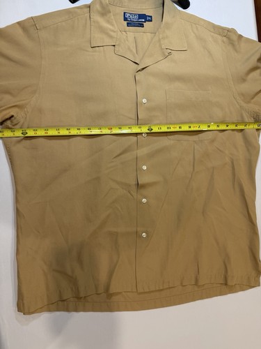 Vintage Polo Ralph Lauren Caldwell Shirt XL Silk Cott… - Gem