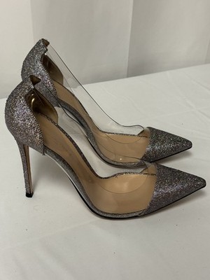 Gianvito Rossi Plexi Pumps Multicolor Metallic  Clear PVC Size 41 