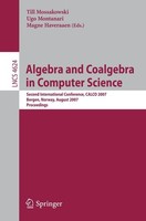 Algebra And Coalgebra In Computer Science Till Mossakowski