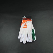 Miami Hurricanes adidas Freak Gloves - Receiv...
