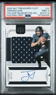 Jordan Love 2024 National Treasures Patch Auto /99 PSA 9/10