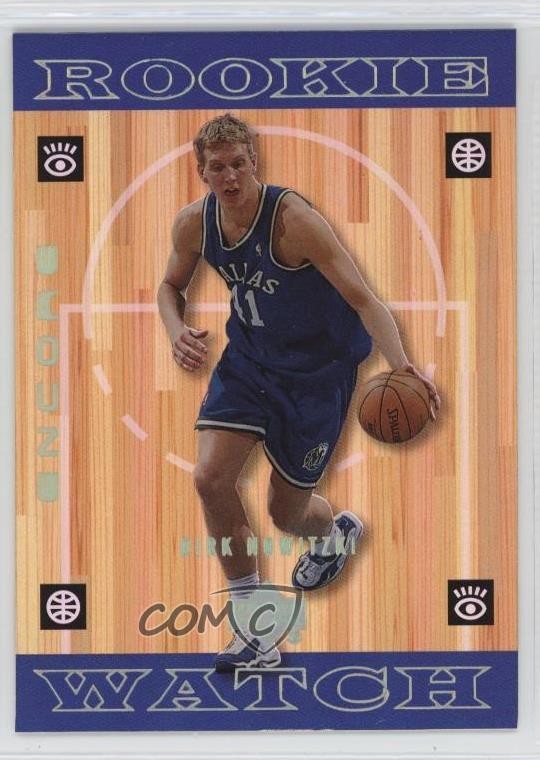1998-99 Upper Deck Encore Rookie Watch Dirk Nowitzki #122 Rookie RC HOF 0l8d