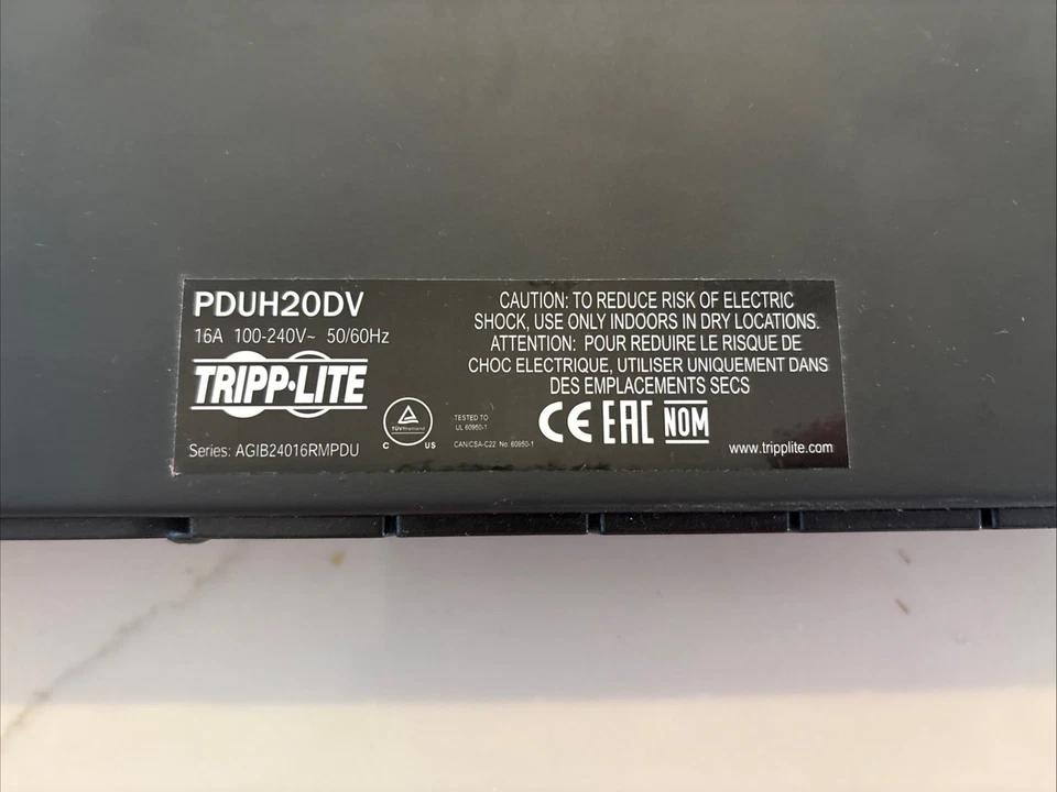 Tripp Lite Basic PDUH20DV RACKMOUNT PDU, 100-240V, 14 outlets - Image 2 of 4