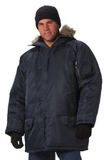 ROTHCO N-3B Insulated Snorkel Parka w/Hood Style 9394 Navy Blue Size S TO 3X