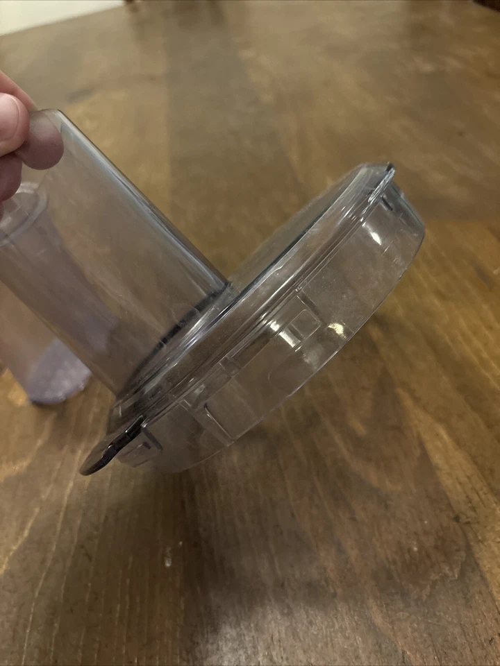 Cuisinart FP-8 FP-8GM Lid Cover Top FP-8SV w/ PUSHER # FP-8WBC FP-8P - Image 3 of 4