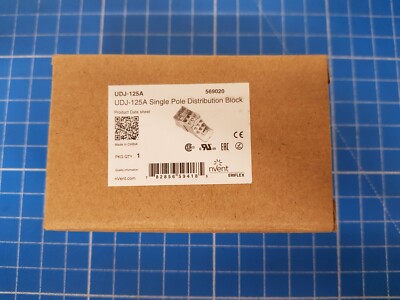 Single Pole Dist. Block, 150 A UL/CSA, Cable Line, 7 Cables Load, Copper