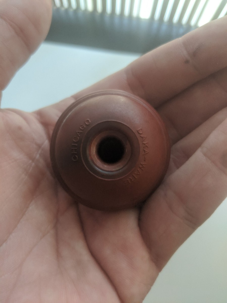 Harley Davidson SHIFT KNOB Daka-Ware Chicago RED Used See Photos