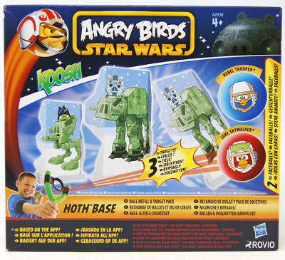 Angry Birds - Star Wars - Ball- & Ziele-Zusatzset - Koosh-Ball - Hoth Base Set