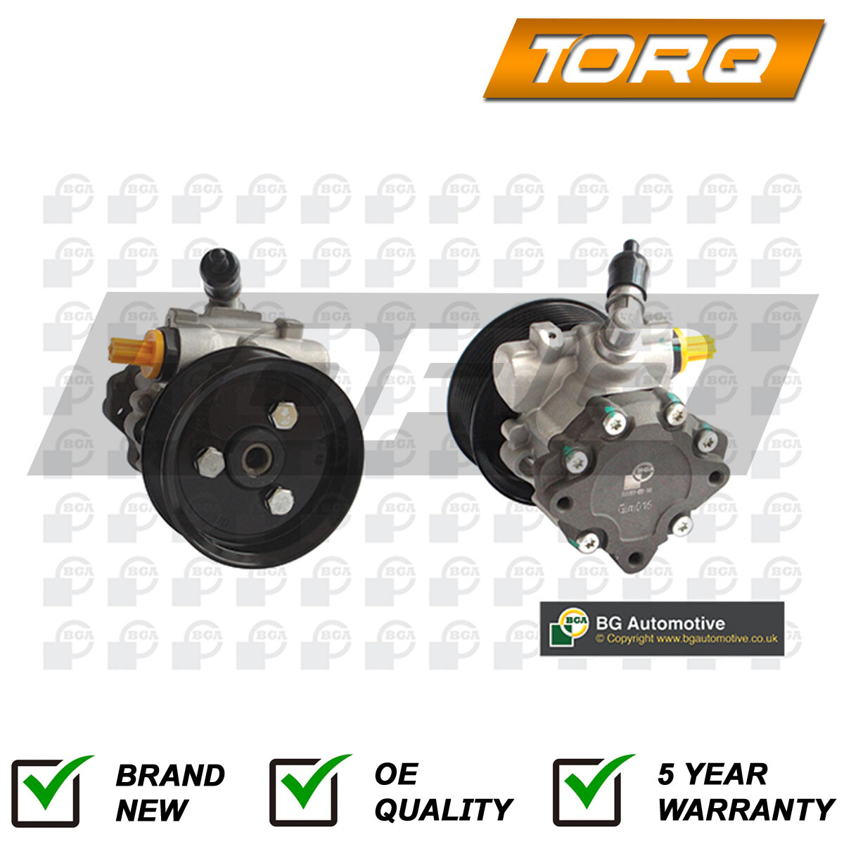 Power Steering Pump Torq Fits Land Rover Range 2006-2012 3.6 D QVB500630