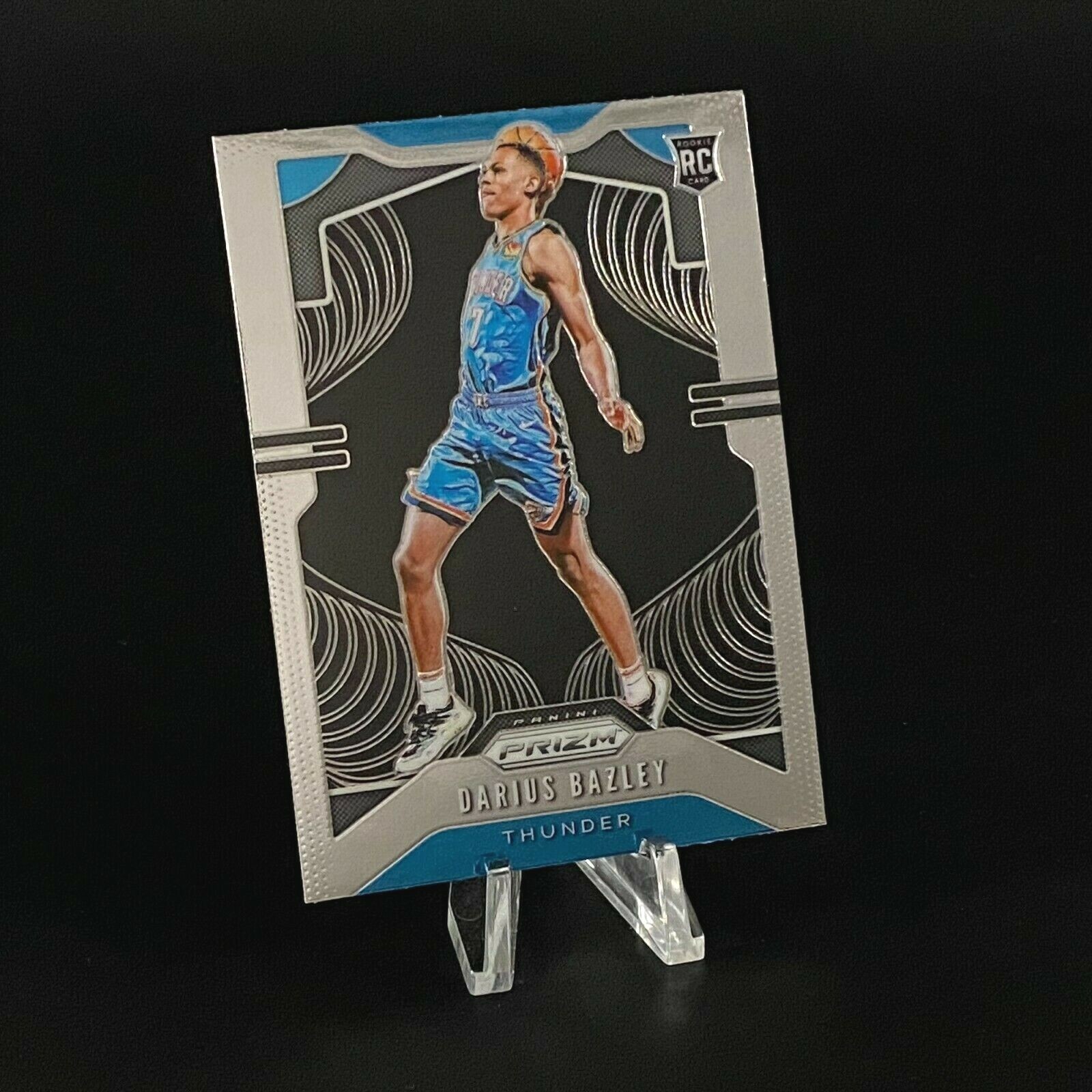 2019-20 Panini Prizm Darius Bazley Rookie Card RC Base #289 OKC Thunder Star!