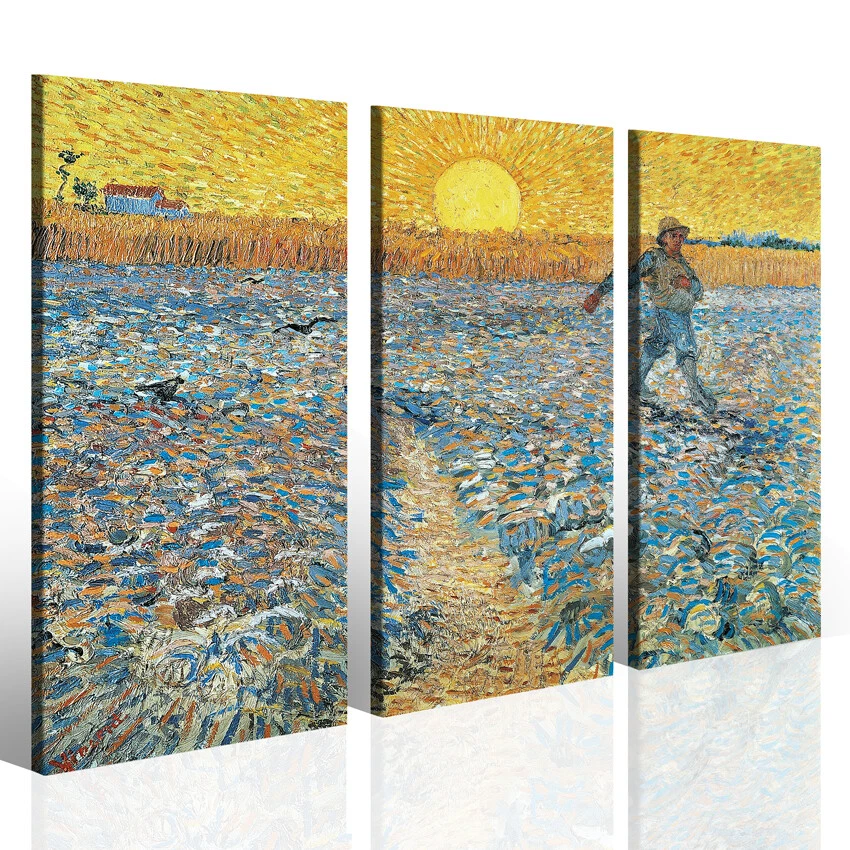 ITALIAN_MODERN_ART_2009 Quadro Vincent van Gogh Il seminatore stampa su tela riproduzione famosa