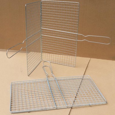 Barbecue Grilling Basket Grill BBQ Net Steak Meat Fish Vegetable .FAB9 ZY J5J7