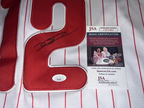 Kyle Schwarber Signed Philadelphia Phillies Jersey All Star Slugger JSA Auth - Picture 2 of 4