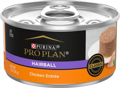 Purina Pro Plan Hairball Control Adult Classic Pate Wet Cat Food