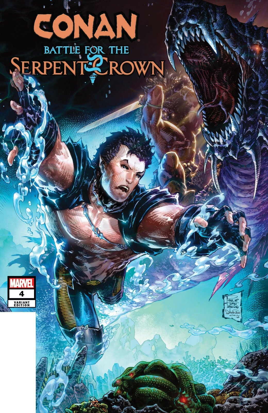 CONAN: BATTLE FOR THE SERPENT CROWN (2020) #4 - 1:25 Variant - New Bagged