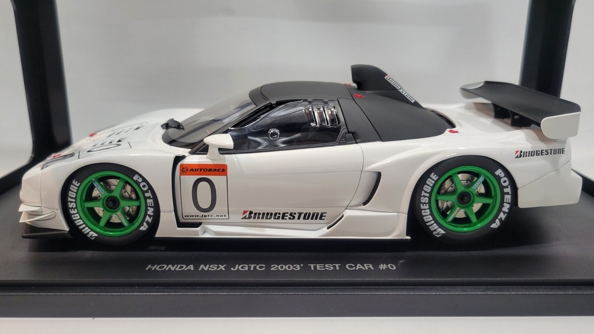 1/18 AUTOART HONDA ACURA NSX JGTC WHITE JDM 2003 RARE DISCONTINUED