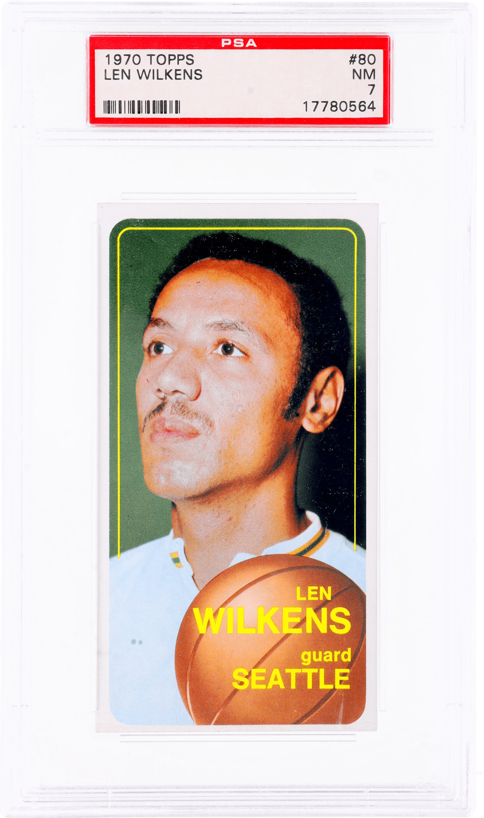 1970 Topps Lenny Wilkens #80 PSA 7
