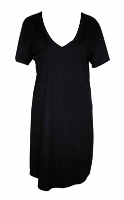slouchy shirt dress Ochine Women Casual Long Sleeve T Shirt Dress Waist Drawstring Mini Dress  with Pockets Crew Neck Slouchy Bodycon Dress, S-XL