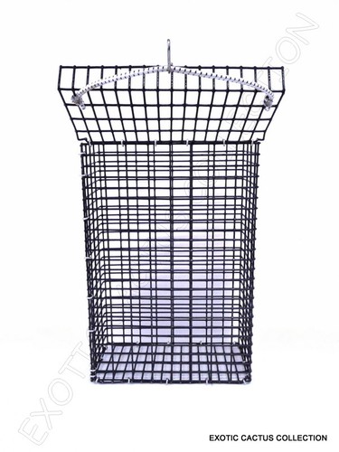 CHUM BOX Marine Grade PVC Beschichtung schwarz Draht Netz Topf Angeln Köder Käfig 12x8x4 - Bild 7 von 9