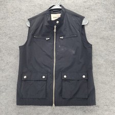 Geox Respira Vest Womens 8 Full Zip Black