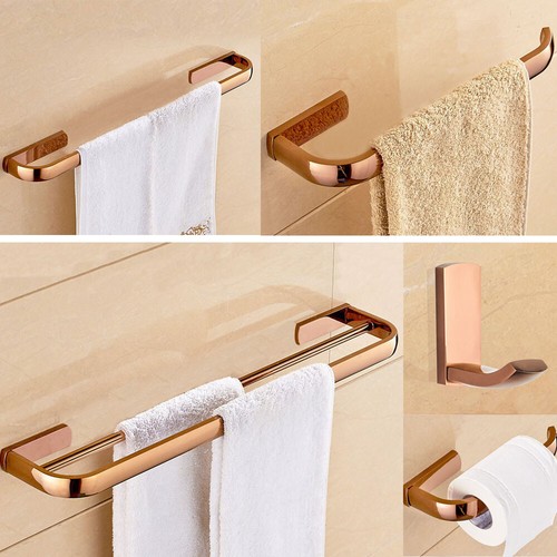 Bathroom Hardware Set Toilet Paper Holder Towel Bar Hook Bathroom Accessories - Picture 1 of 15