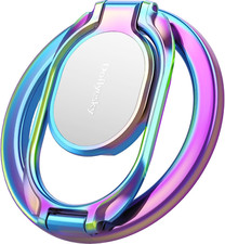 Magnetic Phone Ring Holder with Magsafe, Double Adjustable Gym Finger Ring Grip