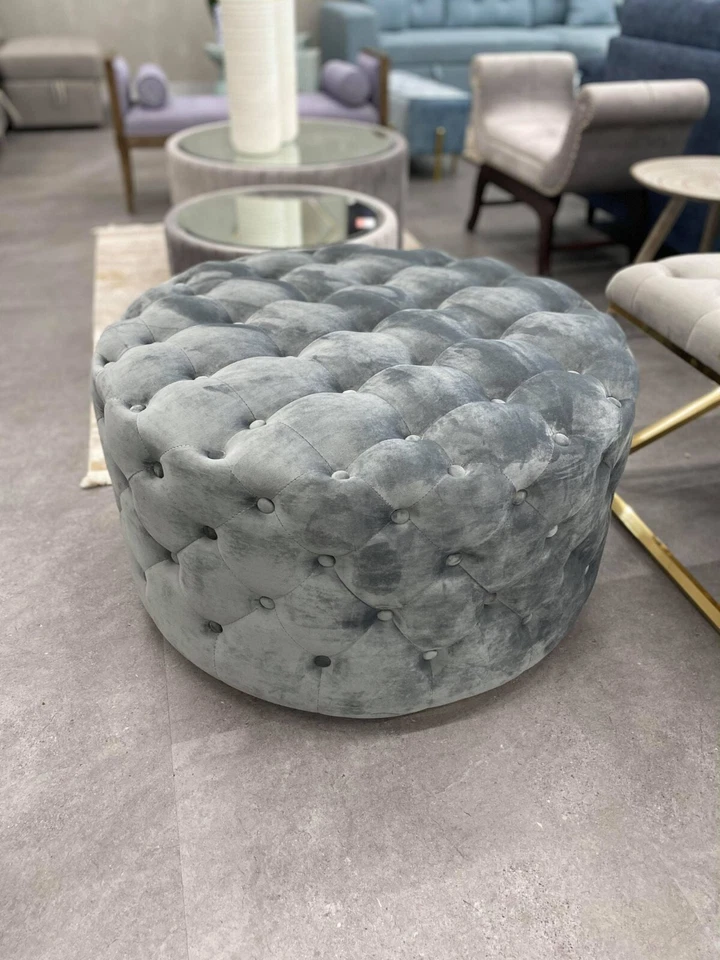 Stainless Steel Ottoman Round - image 2 of 4