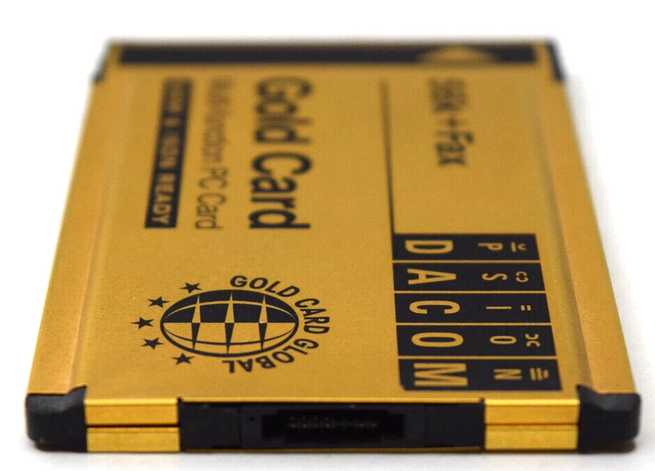 Psion Dacom Global 56k Fax & Modem Gold Laptop PC Card (LR109212) - Image 3 of 4