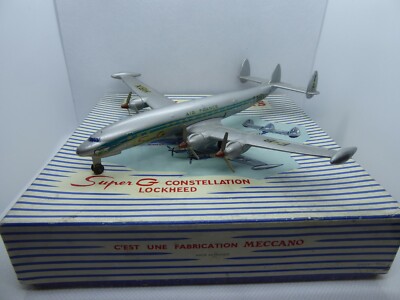 Avion Dinky Super Toys – Lockheed Super G Constellation Air France 60C, Vintage