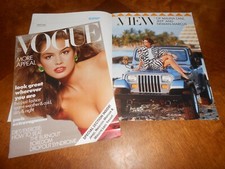 1988 Jeep Vogue Magazine Dealer Brochure 88 Wrangler Cherokee Wagoneer Catalog