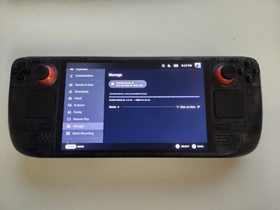 Valve Steam Deck 1TB OLED - Limited Edition - Transparent Black and Orange