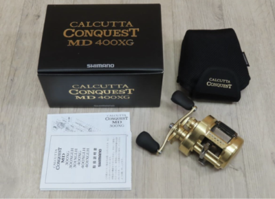 SHIMANO 23 Calcutta Conquest MD 400XG Right Handle Bait Reel in
